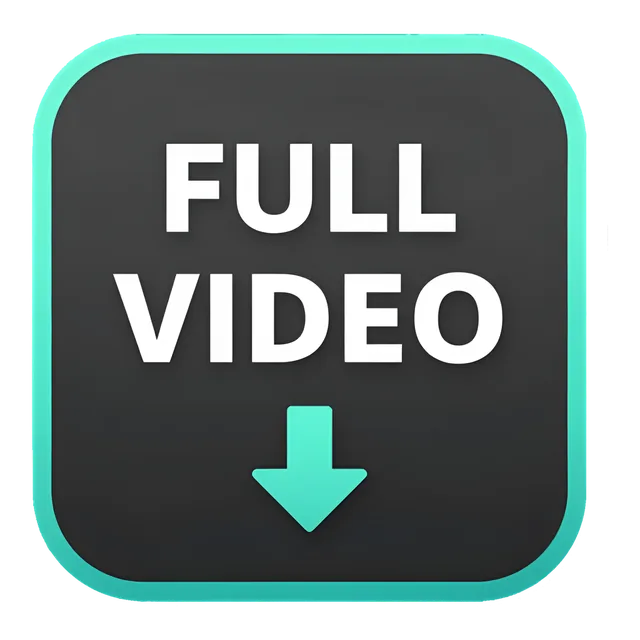 Full Video button, transparent PNG
