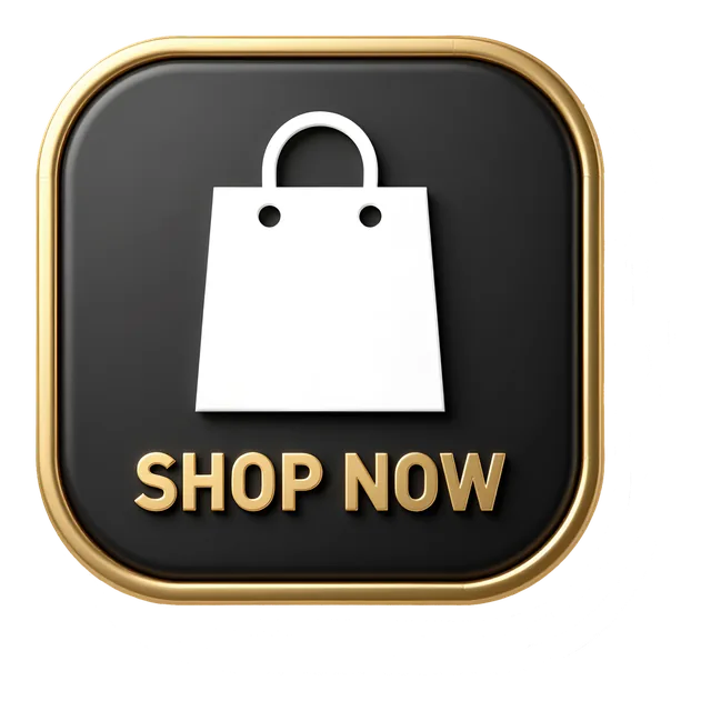 Shop Now button, transparent PNG