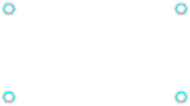 Hexagon HUD Frame, transparent PNG
