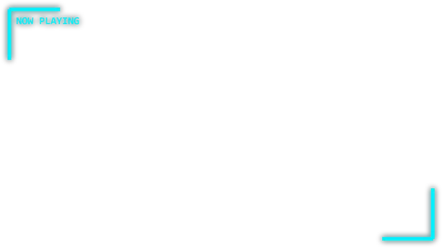 Now Playing Corner Frame, transparent PNG