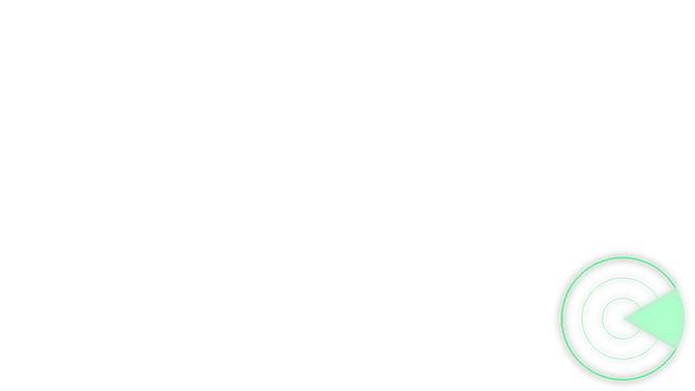 Radar Sweep Frame, transparent PNG