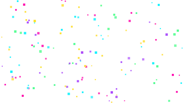 Confetti Overlay, transparent PNG