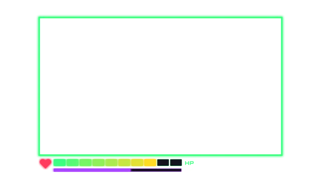 Health & XP Bars webcam frame, transparent PNG