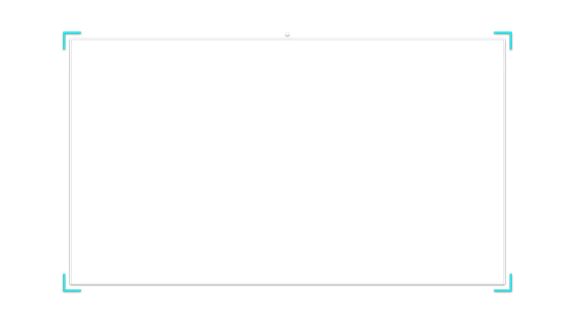 Minimal Clean webcam frame, transparent PNG