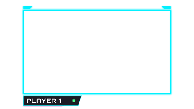 Player 1 Name Tag webcam frame, transparent PNG